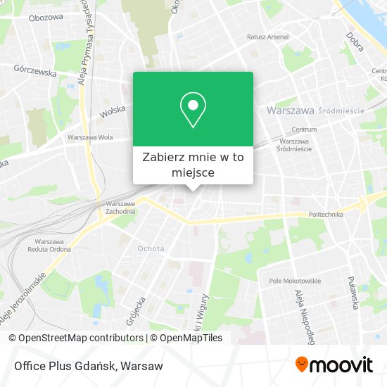 Mapa Office Plus Gdańsk