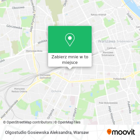 Mapa Olgostudio Gosiewska Aleksandra