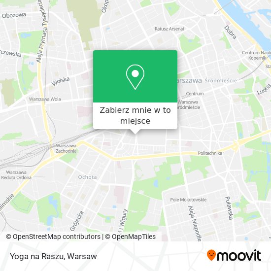 Mapa Yoga na Raszu