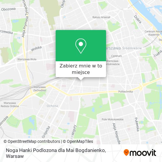 Mapa Noga Hanki Podlozona dla Mai Bogdanienko