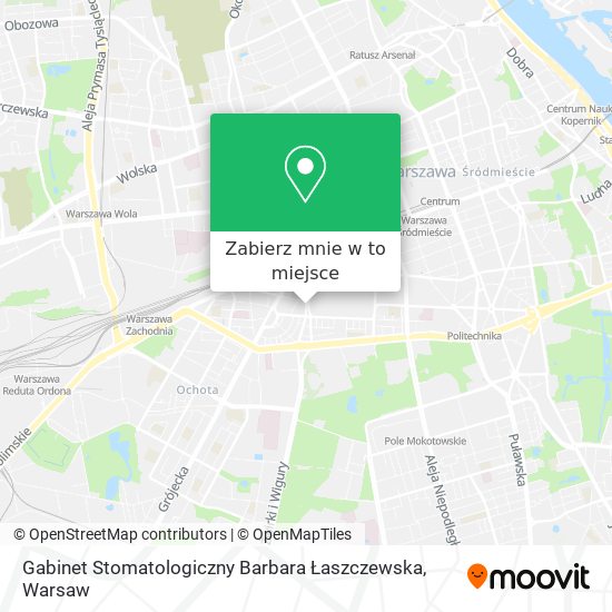 Mapa Gabinet Stomatologiczny Barbara Łaszczewska