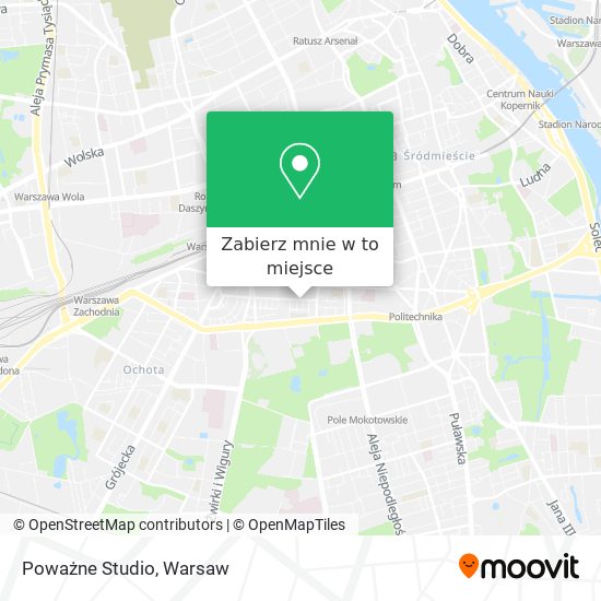 Mapa Poważne Studio