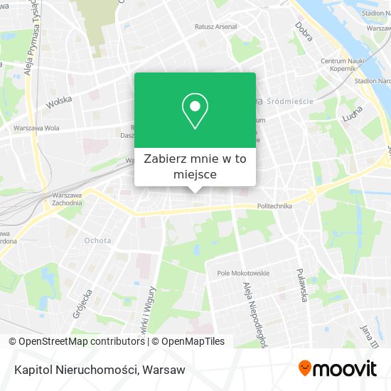 Mapa Kapitol Nieruchomości