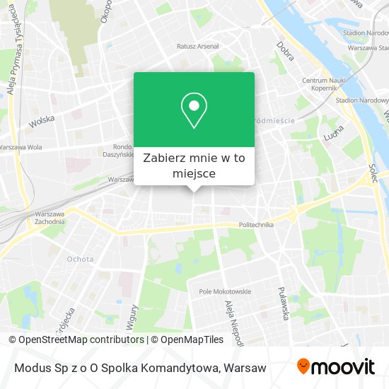 Mapa Modus Sp z o O Spolka Komandytowa