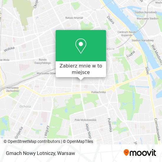 Mapa Gmach Nowy Lotniczy