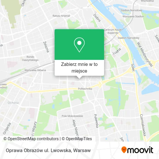 Mapa Oprawa Obrazów ul. Lwowska