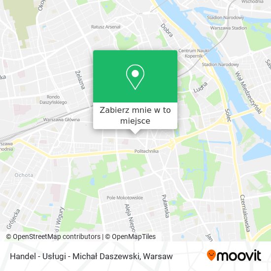 Mapa Handel - Usługi - Michał Daszewski