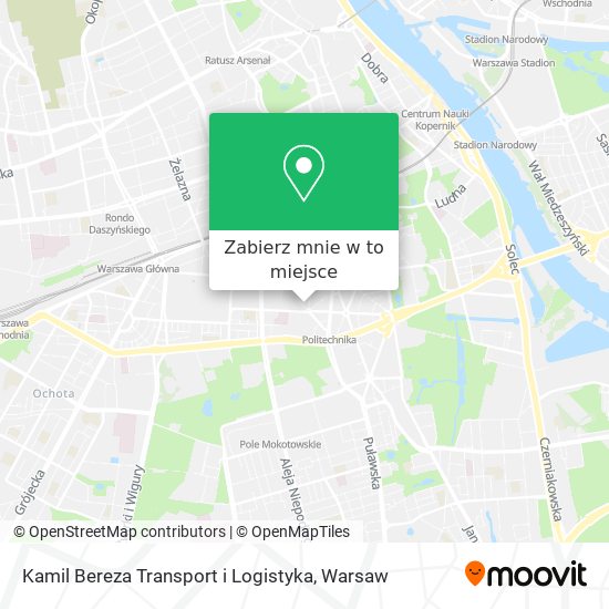 Mapa Kamil Bereza Transport i Logistyka