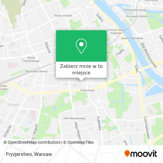 Mapa Fryzjerstwo