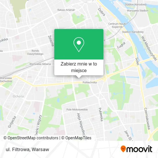 Mapa ul. Filtrowa