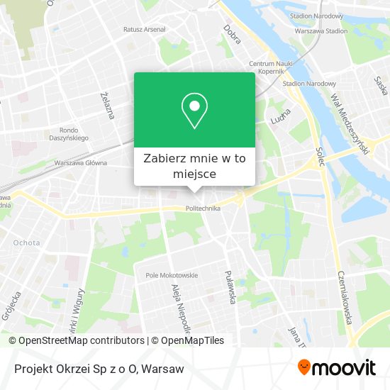 Mapa Projekt Okrzei Sp z o O