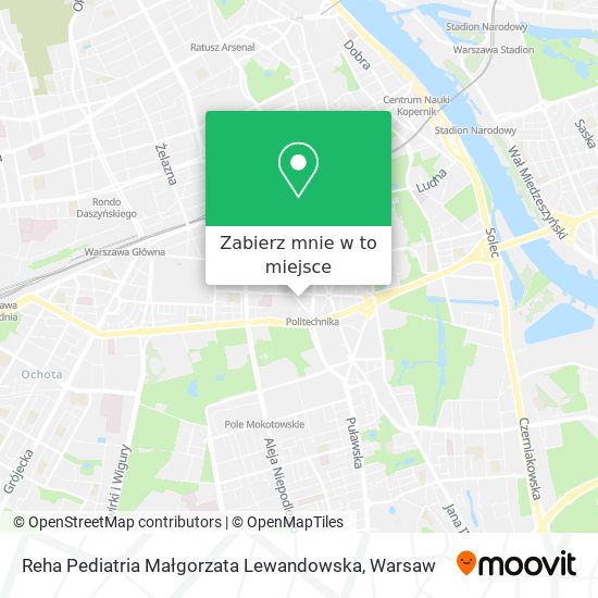 Mapa Reha Pediatria Małgorzata Lewandowska