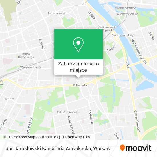 Mapa Jan Jarosławski Kancelaria Adwokacka