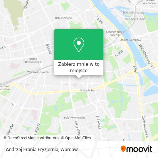 Mapa Andrzej Frania Fryzjernia