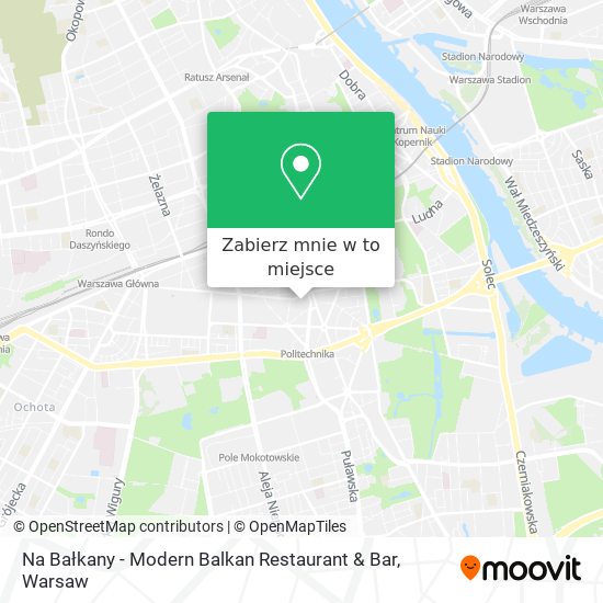 Mapa Na Bałkany - Modern Balkan Restaurant & Bar