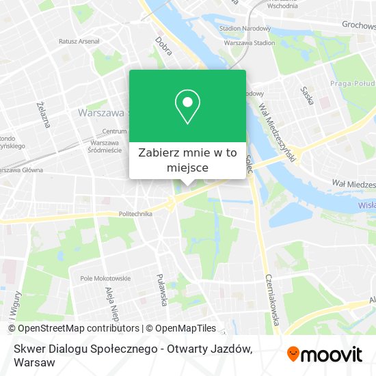 Mapa Skwer Dialogu Społecznego - Otwarty Jazdów