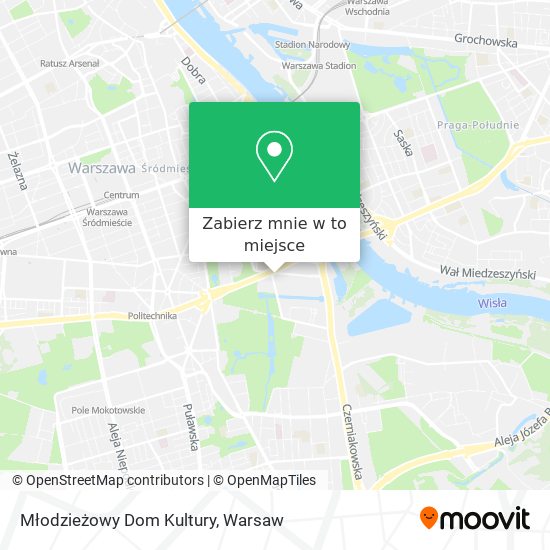 Mapa Młodzieżowy Dom Kultury