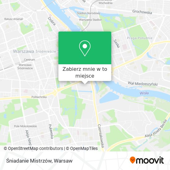 Mapa Śniadanie Mistrzów