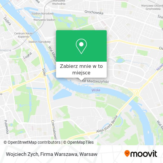 Mapa Wojciech Zych, Firma Warszawa