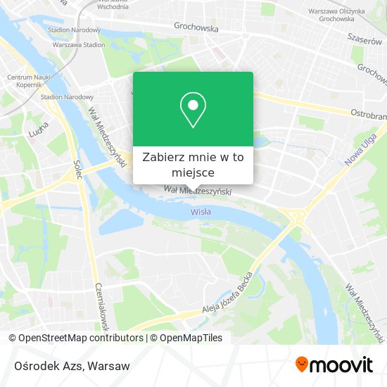 Mapa Ośrodek Azs