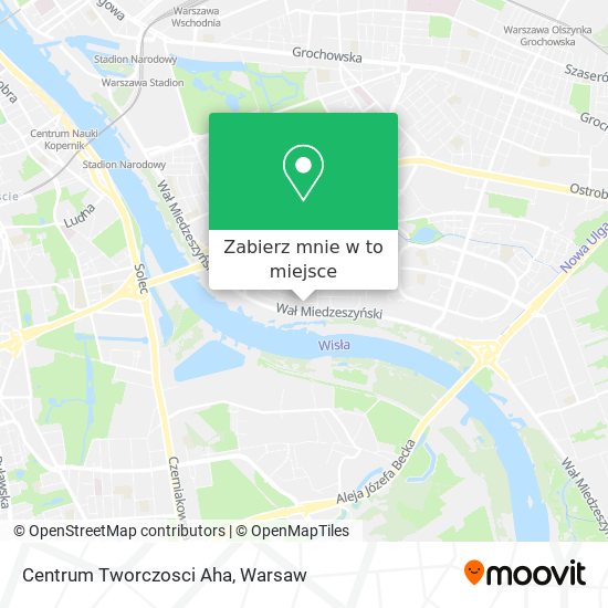 Mapa Centrum Tworczosci Aha