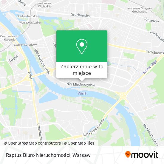 Mapa Raptus Biuro Nieruchomości