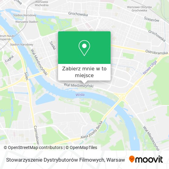 Mapa Stowarzyszenie Dystrybutorów Filmowych