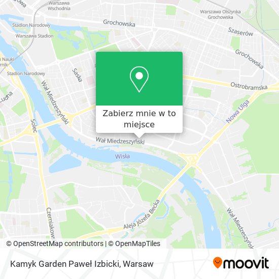 Mapa Kamyk Garden Paweł Izbicki