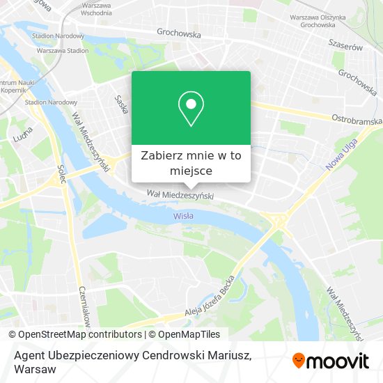 Mapa Agent Ubezpieczeniowy Cendrowski Mariusz