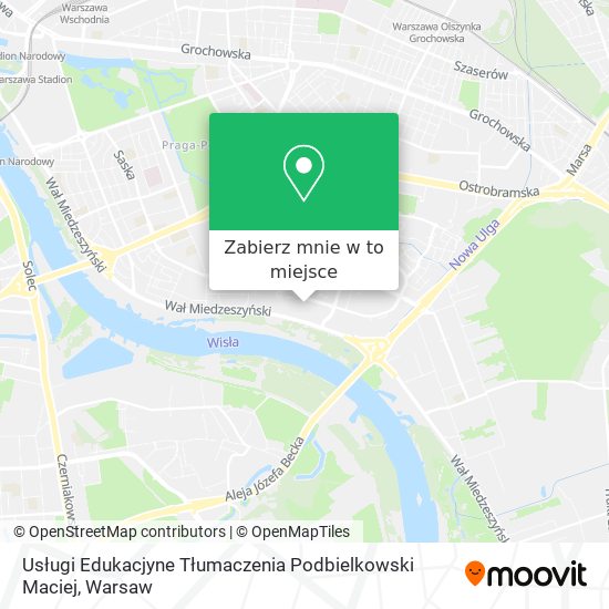 Mapa Usługi Edukacjyne Tłumaczenia Podbielkowski Maciej