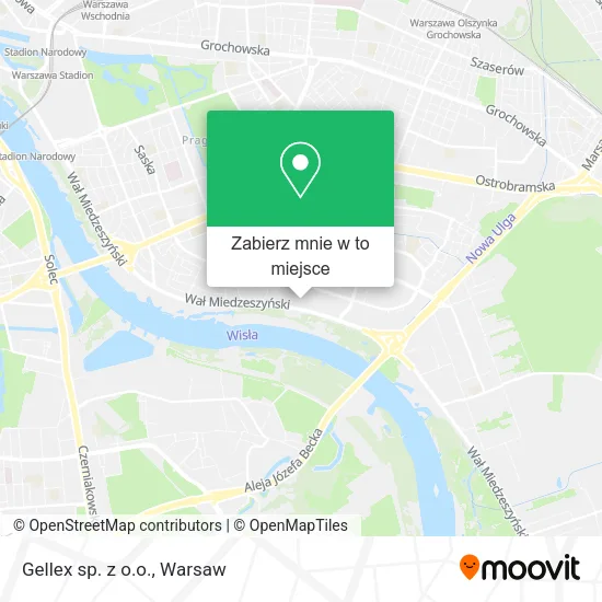 Mapa Gellex sp. z o.o.