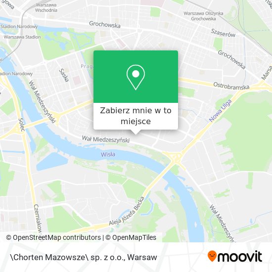 Mapa \Chorten Mazowsze\ sp. z o.o.