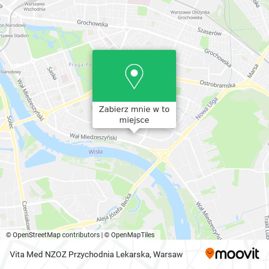 Mapa Vita Med NZOZ Przychodnia Lekarska