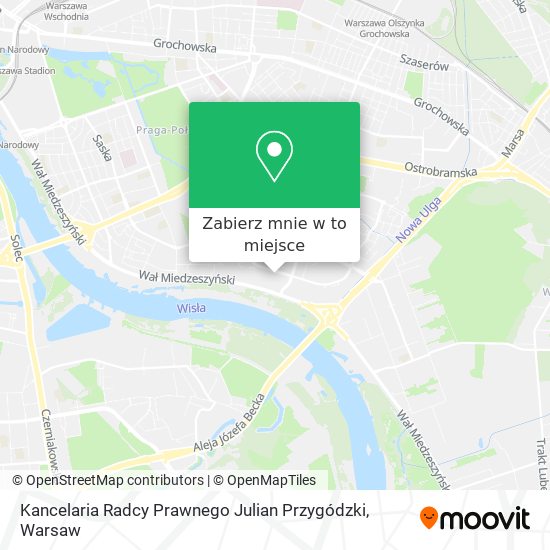 Mapa Kancelaria Radcy Prawnego Julian Przygódzki