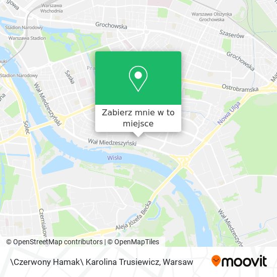 Mapa \Czerwony Hamak\ Karolina Trusiewicz