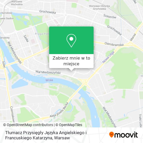 Mapa Tłumacz Przysięgły Języka Angielskiego i Francuskiego Katarzyna