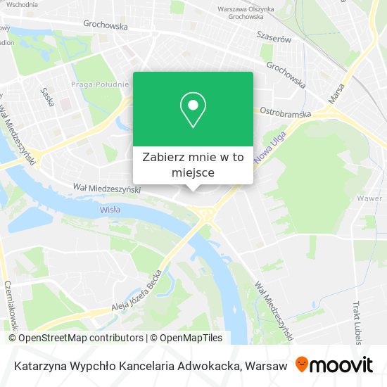 Mapa Katarzyna Wypchło Kancelaria Adwokacka