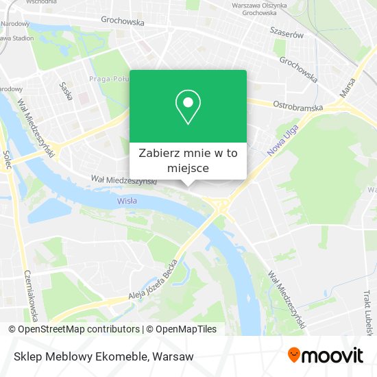 Mapa Sklep Meblowy Ekomeble