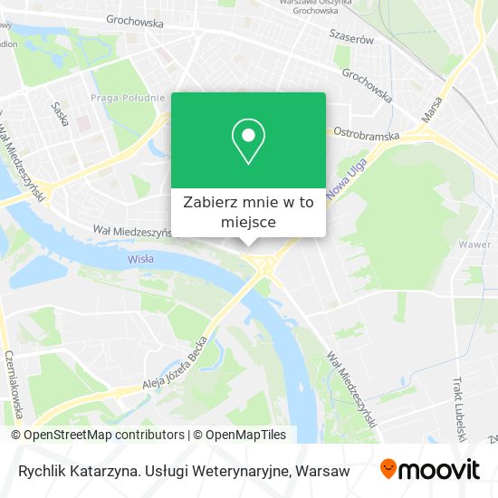 Mapa Rychlik Katarzyna. Usługi Weterynaryjne