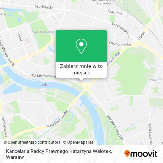 Mapa Kancelaria Radcy Prawnego Katarzyna Walotek