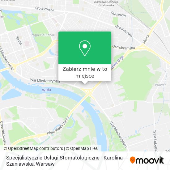 Mapa Specjalistyczne Usługi Stomatologiczne - Karolina Szaniawska