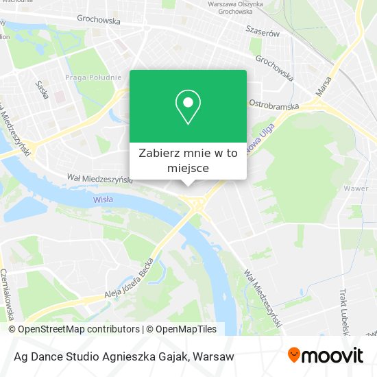 Mapa Ag Dance Studio Agnieszka Gajak