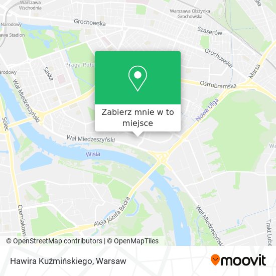 Mapa Hawira Kuźmińskiego