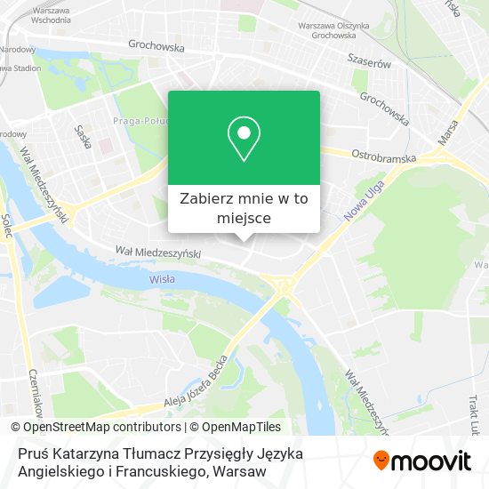 Mapa Pruś Katarzyna Tłumacz Przysięgły Języka Angielskiego i Francuskiego