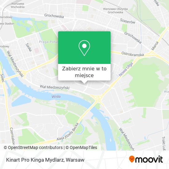 Mapa Kinart Pro Kinga Mydlarz