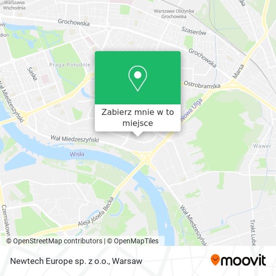 Mapa Newtech Europe sp. z o.o.