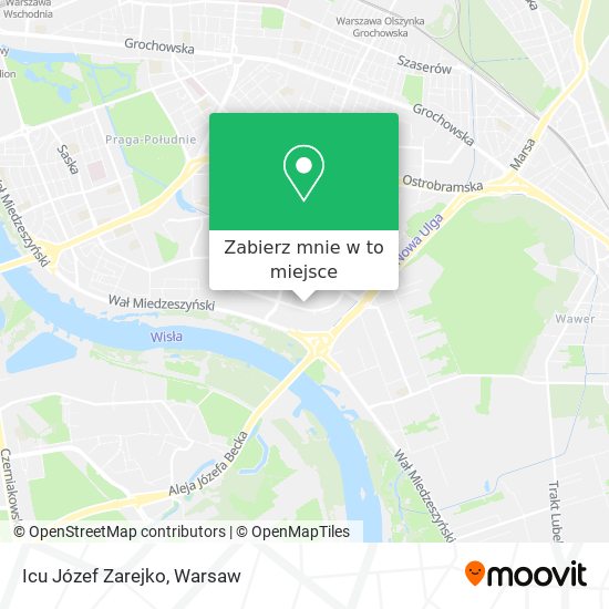 Mapa Icu Józef Zarejko