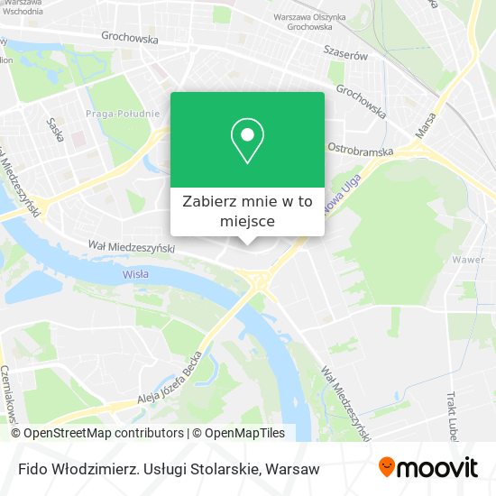 Mapa Fido Włodzimierz. Usługi Stolarskie