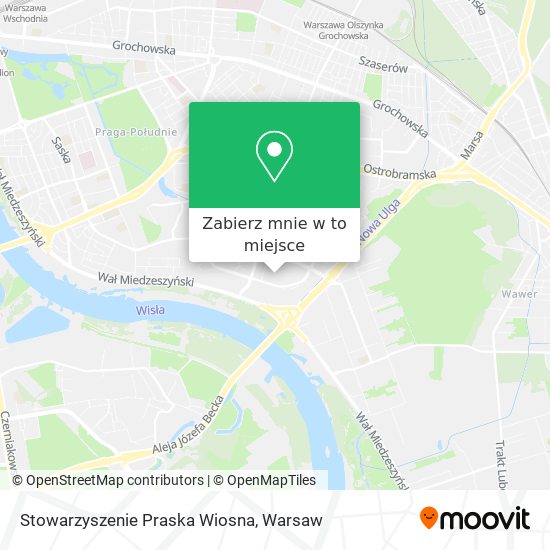 Mapa Stowarzyszenie Praska Wiosna