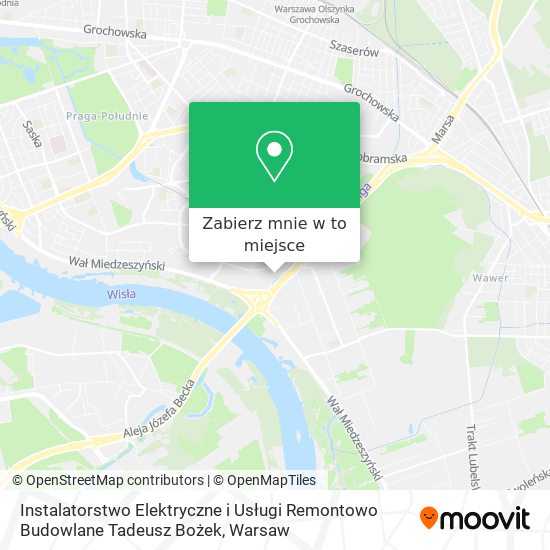 Mapa Instalatorstwo Elektryczne i Usługi Remontowo Budowlane Tadeusz Bożek